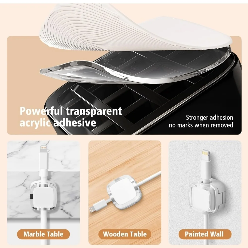 Magnetic Cable 6-Pack Magnetic Clips